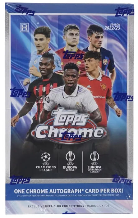 2022-23 Topps Chrome UEFA Club Competitions Soccer Hobby Box