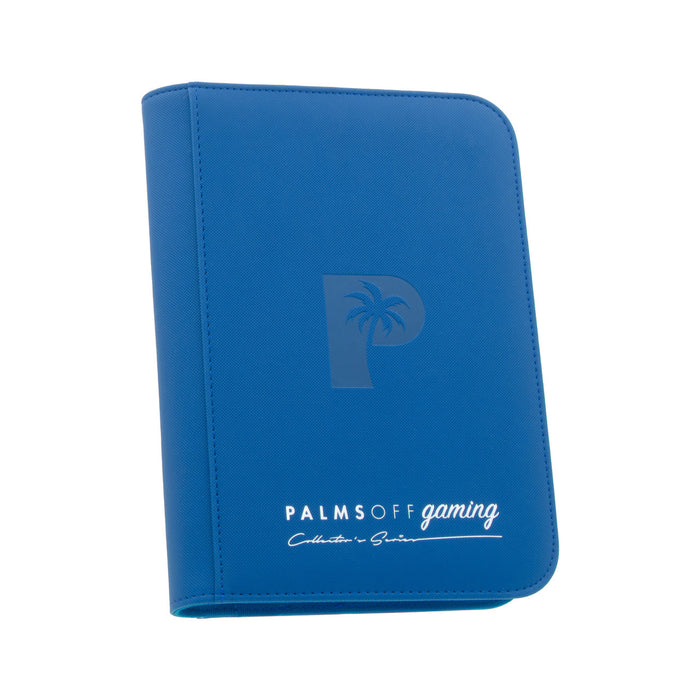 Palms off 4 Pocket Zip Binder - Blue