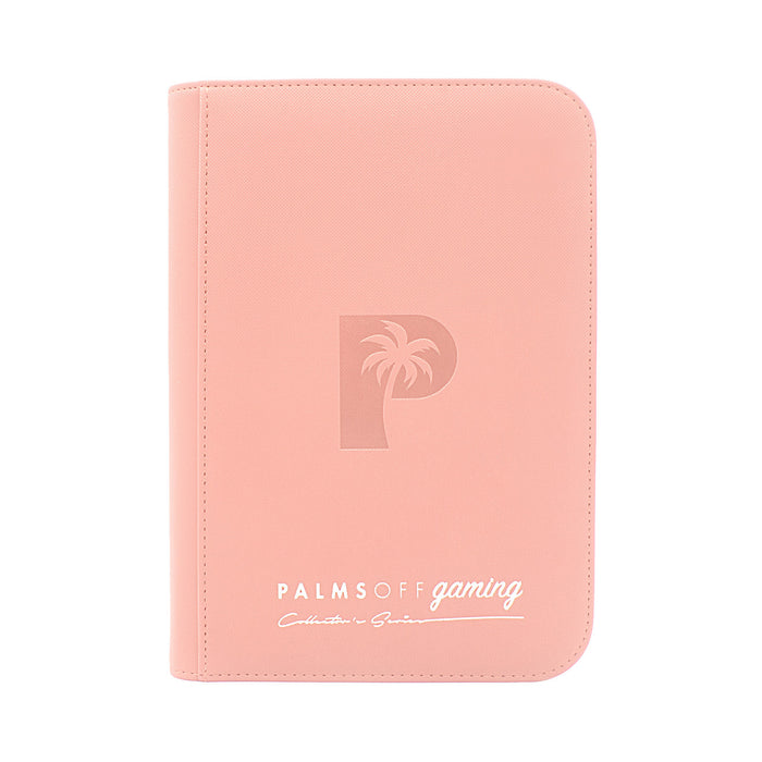 Palms off 4 Pocket Zip Binder - Pink