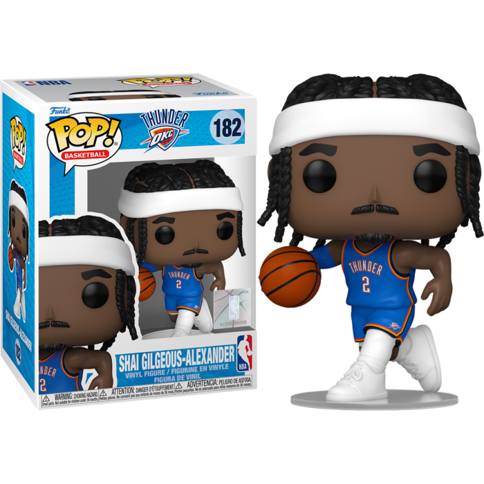 NBA Basketball - Shai Gilgeous-Alexander (Oklahoma City Thunder) Pop! Vinyl Figure #182