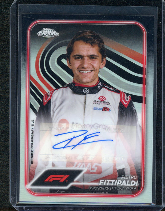 2024 Topps Chrome F1 Pietro Fittipaldi Refractor Auto