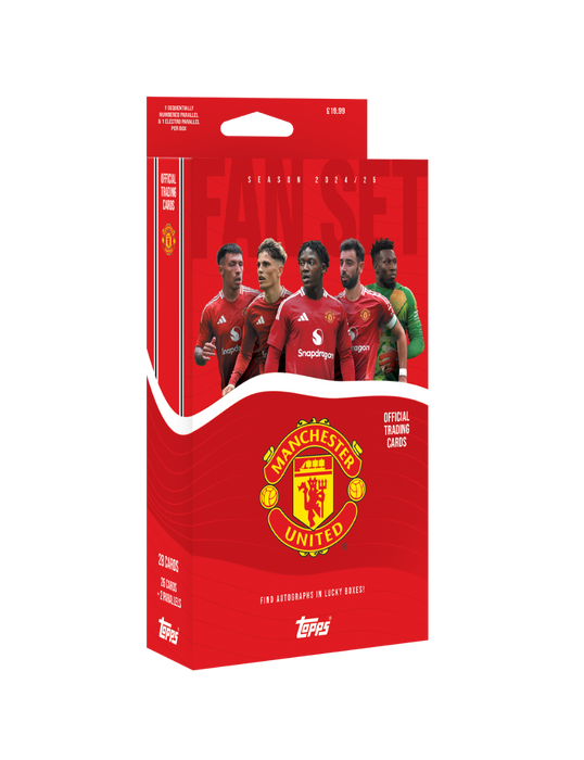 2024-25 Topps Soccer Manchester United Fan Set Box