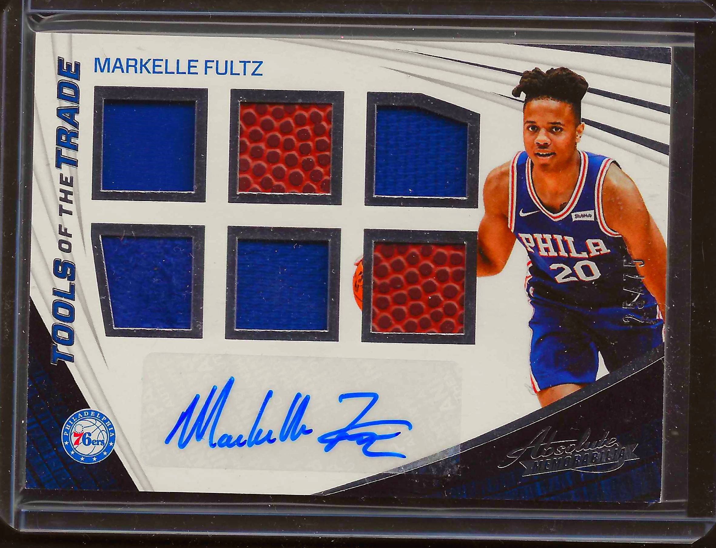 2017-18 Absolute Markelle Fultz Tools of the Trade Rookie Patch Auto #/75